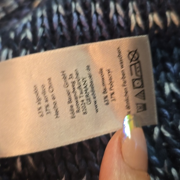 Eddie Bauer Space Die Blue Hooded Tunic Sweater Hoodie Small - Picture 8 of 10